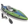 Intex Schlauchboot Challenger K1 Kayak, 68305NP, Für 1 Person, Mit Luftpumpe Und 1 Paddel 19