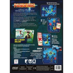 Asmodee Brettspiel 691100 Pandemic, Ab 8 Jahre, 2-4 Spieler 12