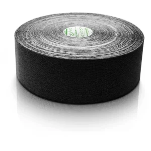 Gatapex Kinesio-Tape Großpackung, Schwarz, 16,5m X 5cm, Wasserfest, Elastisch 10