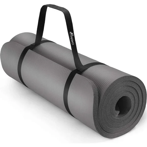 Tresko Gymnastikmatte 185 X 60 X 1 Cm, Grau 1