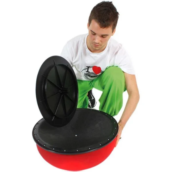 Togu Balance-Ball Jumper Pro, Mit Trampolineffekt, Ø 52 Cm, Rot 3