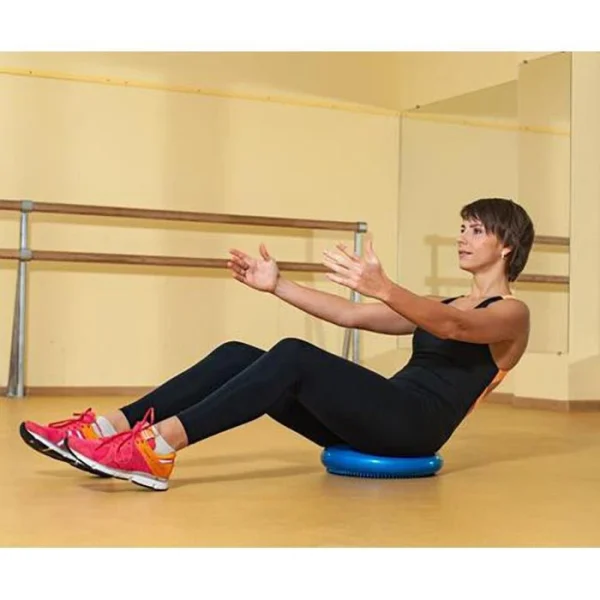 ActiveVikings Balancekissen Air Pad, Ø 33cm, Blau, Orthopädisches Ballsitzkissen 4