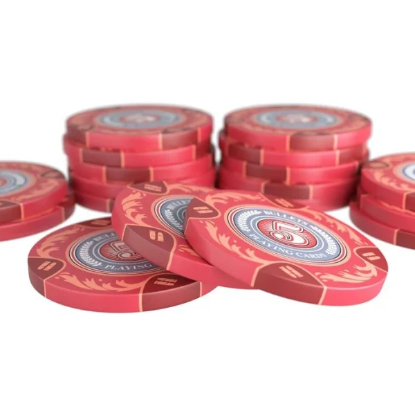 Bullets Pokerkoffer BG-PS-0007 Tony 300 Chips, Alu-Koffer, 2 Decks Plastikkarten, Dealer Button 6
