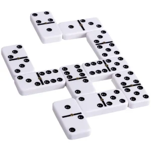 Idena Kartenspiel 6050012 Domino, In Metalldose, Ab 6 Jahre, 2-6 Spieler 17