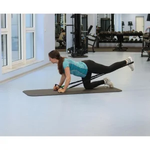 Togu Fitnessband Theragym Tube, 1,2m, Mittlerer Widerstand, Schwarz/grün, Mit Griffen 17