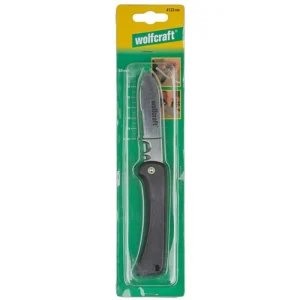 Wolfcraft Klappmesser 4122000, Klingenlänge 8,5cm, Kunststoff, Schwarz 12