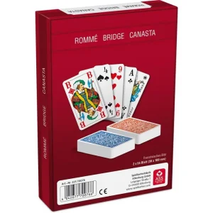 ASS Spielkarten Altenburger 70076 Senioren Romme, 2×55 Karten, Papier, Franz. Bild, Bridge, Canasta 9