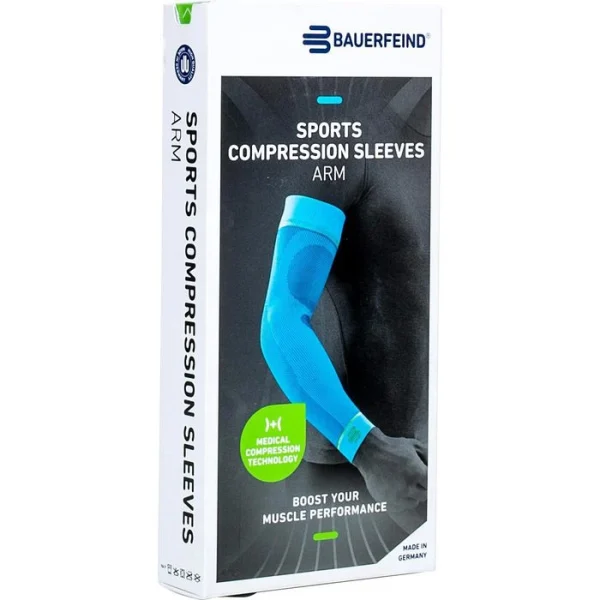 Bauerfeind Armling Sports Compression Sleeves Arm, Gr. XL (x-lang), Pink, Beidseitig Tragbar, 2 Stück 8