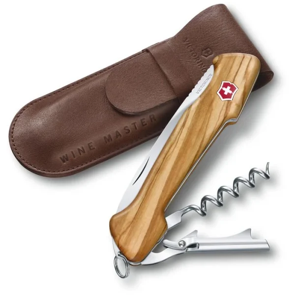 Victorinox Taschenmesser Wine Master 0.9701.64, Holzgriff, Olivenholz, 6 Funktionen 8