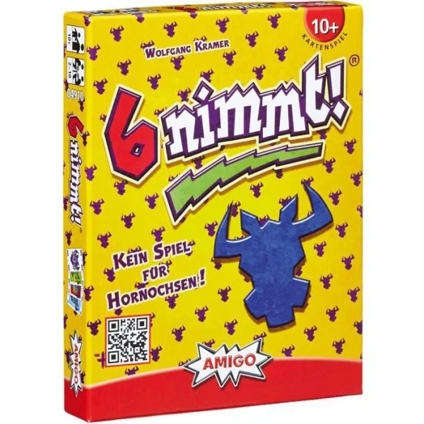 Amigo Kartenspiel 4910, 6 Nimmt!, Ab 8 Jahre, 2-10 Spieler 1