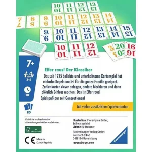 Ravensburger Kartenspiel 207541 Elfer Raus!, Ab 7 Jahre, 2-6 Spieler 11