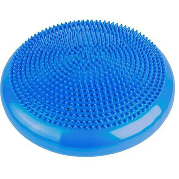 ActiveVikings Balancekissen Air Pad, Ø 33cm, Blau, Orthopädisches Ballsitzkissen 3