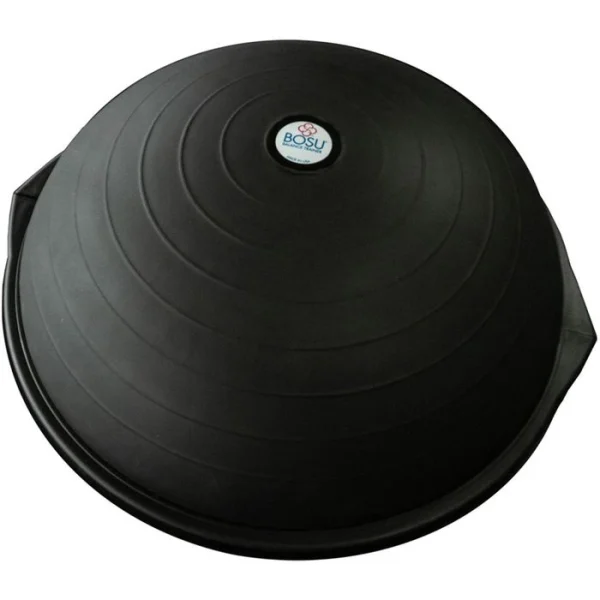 Bosu Balance-Ball Balance Trainer Pro Black Ø 65cm, Beidseitig Nutzbar, Mit Luftpumpe, Schwarz 6