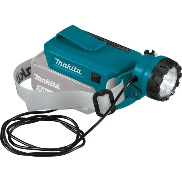 Makita Stirnlampe DML800 LED, 100 Lumen, 14,4V / 18V, Akku 3