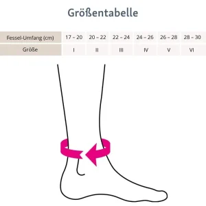 Medi Fußbandage Zweizug Knöchelbandage, Sprunggelenk, Rechts & Links, Sand, Größe V 9