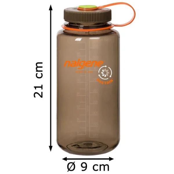 Nalgene Trinkflasche Weithals Sustain 078672, 1 L, Kunststoff, Woodsman 5