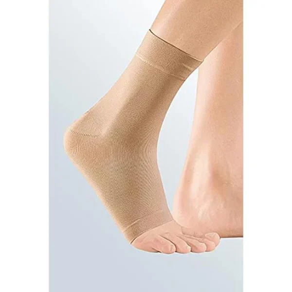 Medi Fußbandage Zweizug Knöchelbandage, Sprunggelenk, Rechts & Links, Sand, Größe V 3