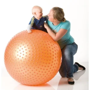 Togu Gymnastikball Theragym Ball ABS Senso, 85cm, Belastbar Bis 250kg, Orange 6