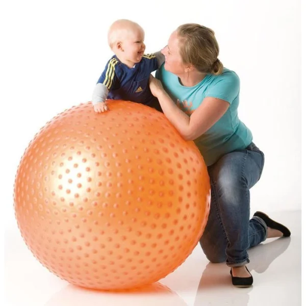 Togu Gymnastikball Theragym Ball ABS Senso, 85cm, Belastbar Bis 250kg, Orange 3