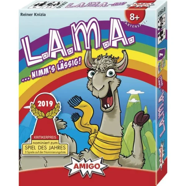 Amigo Kartenspiel 01907, L.A.M.A, Ab 8 Jahre, 2-6 Spieler 1