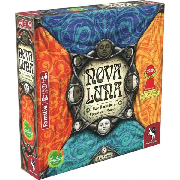 Pegasus Spiele Pegasus-Spiele Brettspiel 59050G Nova Luna, Ab 8 Jahre, 1-4 Spieler 1