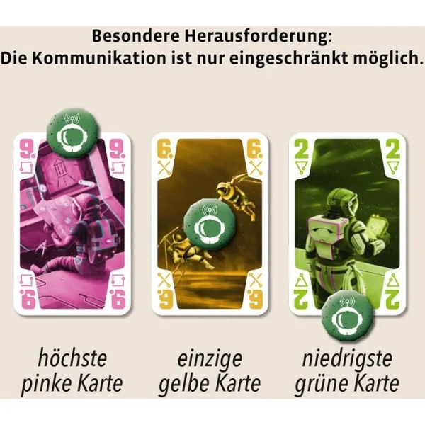 Kosmos Kartenspiel 691868 Die Crew, Ab 10 Jahre, 2-5 Spieler 6