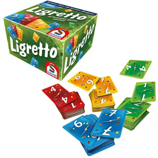 Schmidt Spiele Schmidt-Spiele Kartenspiel 01201 Ligretto Grün, Ab 8 Jahre, 2-4 Spieler 5