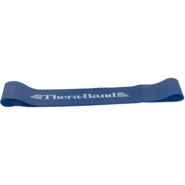 THERABAND Fitnessband Übungsband, 30,5cm, Extra Starker Widerstand, Blau, Loop 1