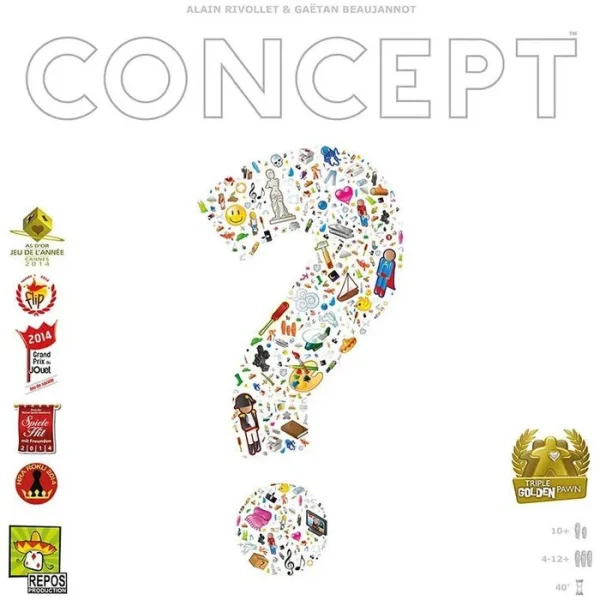 Asmodee Brettspiel 692193 Concept, Ab 10 Jahre, 4-12 Spieler 4