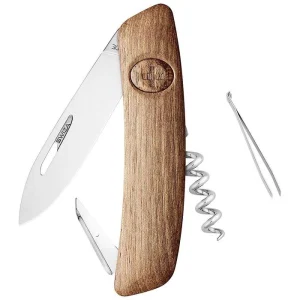SWIZA Taschenmesser D01, Holzgriff, Walnussholz, 6 Funktionen 12
