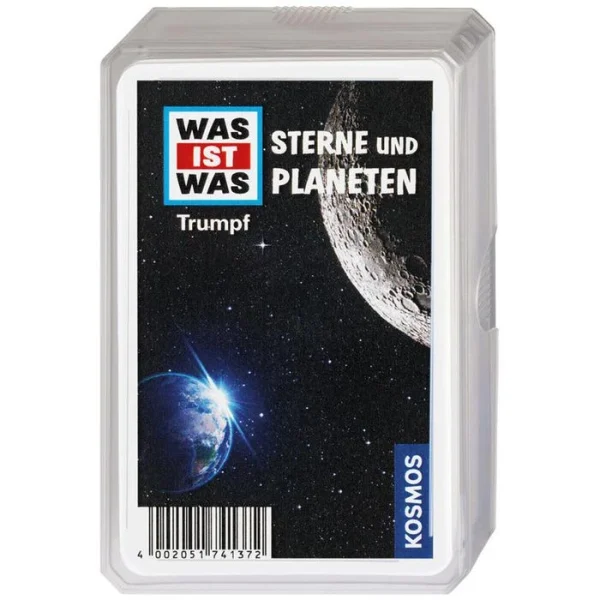 Kosmos Spielkarten 74137 Trumpf, 33 Karten, WAS IST WAS Sterne Und Planeten 1