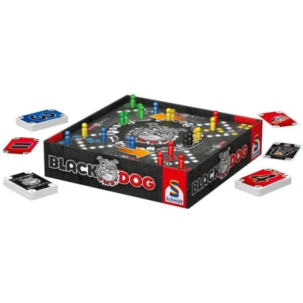 Schmidt Spiele Schmidt-Spiele Brettspiel 49323 Black DOG, Ab 8 Jahre, 2-4 Spieler 3