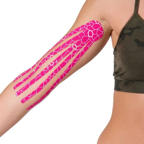 THERABAND Kinesio-Tape XactStretch Precut, 25,4 X 5 Cm, Wasserfest, Elastisch, Schwarz/weiß 4