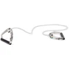 THERABAND Fitnessband Tubing, 1,4m, Super Starker Widerstand, Mit Festen Griffen 19