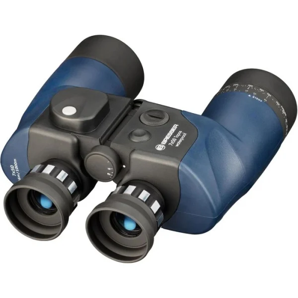 Bresser Fernglas Topas 7×50, 7-fache Vergrößerung, Mit Kompass, Wasserfest 4