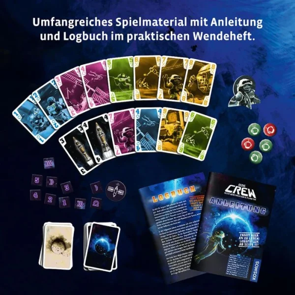 Kosmos Kartenspiel 691868 Die Crew, Ab 10 Jahre, 2-5 Spieler 3
