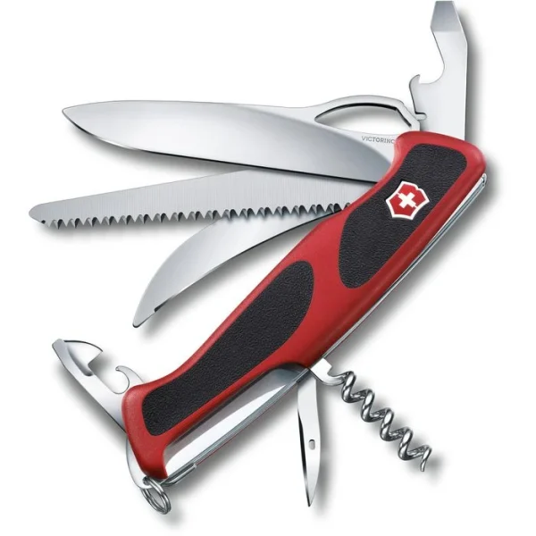 Victorinox Taschenmesser Ranger Grip 57 Hunter, 0.9583.MC, Rot, 13 Funktionen 1