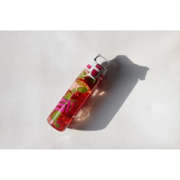 SIGG Trinkflasche Total Clear ONE Berry, 0,75 L, Kunststoff, Transparent / Pink 7