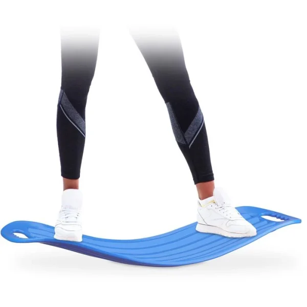 Relaxdays Balance-Board Twist Board, 65 X 28 X 9cm, Blau 3