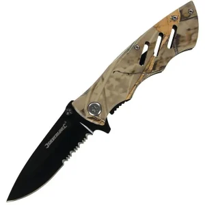Silverline Klappmesser 746410, Klingenlänge 6,5cm, Stahl, Camouflage 24