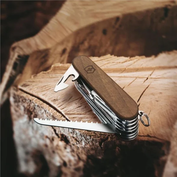 Victorinox Taschenmesser Swiss Champ Wood, 1.6791.63, Nussbaum, 29 Funktionen 4