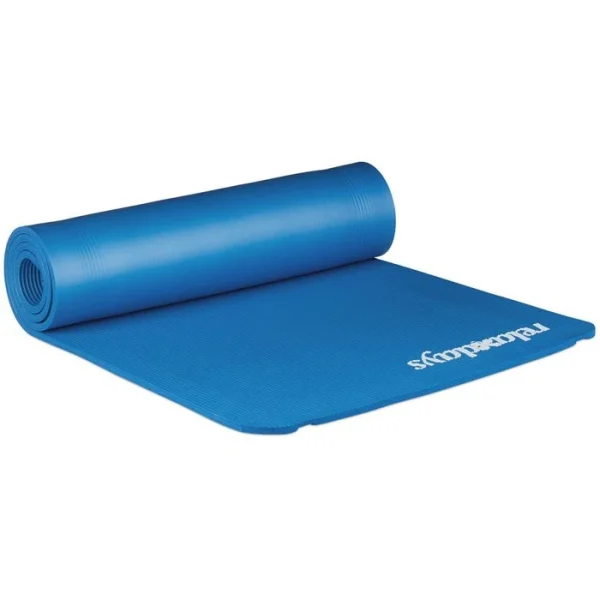 Relaxdays Gymnastikmatte 180 X 60 X 1,0cm, Blau 1