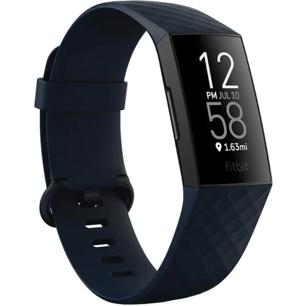 Fitbit Fitness-Tracker Charge 4 Stormblue, Pulsmessung, GPS, Bluetooth, OLED, Wasserdicht 1