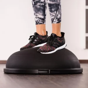 Bosu Balance-Ball Balance Trainer Pro Black Ø 65cm, Beidseitig Nutzbar, Mit Luftpumpe, Schwarz 13